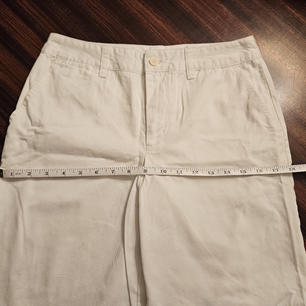 Polo Ralph Lauren Shorts Big Boys Cotton Shorts 9 In Inseam WHITE Sz 16 EUC - Picture 11 of 13